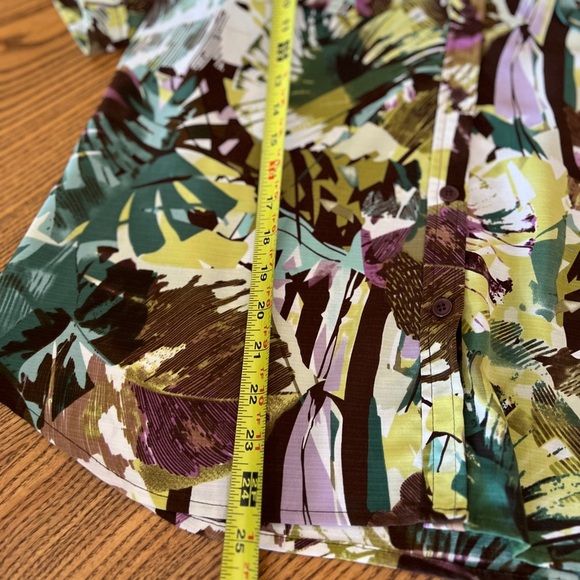 Koret Tropical Print Top XL & Skirt 18 Set - Picture 2 of 13